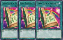 Yu-Gi-Oh! 3x Toon Table of Contents DPBC-EN047 Rare Playset - Image 1