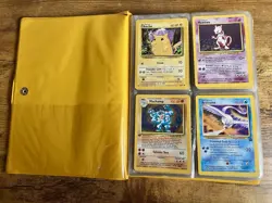 Vintage Pokemon Binder 90+ Card Lot - Binder Included - Image 2