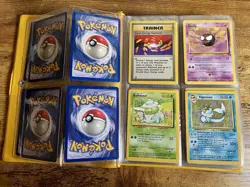 Vintage Pokemon Binder 90+ Card Lot - Binder Included - Image 4