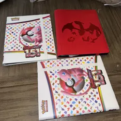 Pokemon Scarlet & Violet 151 Trading Card Binder Lot of 3 MIXED NEW UNISED - Image 1