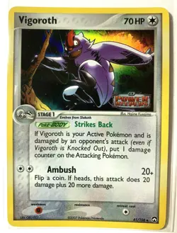 VIGOROTH - 41/108 - Power Keepers - HOLO - Uncommon - 2007 - Pokemon Card - - Image 1
