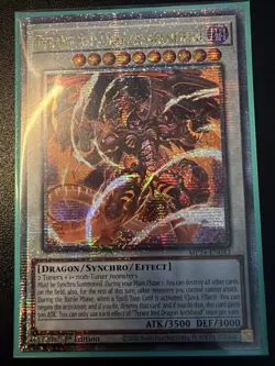 Tyrant Red Dragon Archfiend Quarter Century Secret Rare Card MP24-EN043 - Image 2