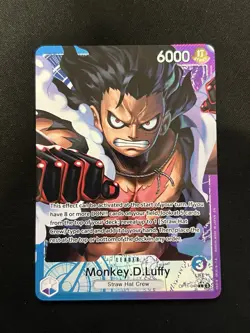 One Piece Card Game OP11 040 Leader Monkey D.Luffy Alt Art English FAST SHIP - Image 1