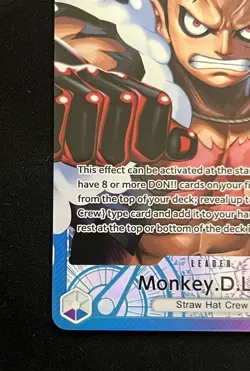 One Piece Card Game OP11 040 Leader Monkey D.Luffy Alt Art English FAST SHIP - Image 3