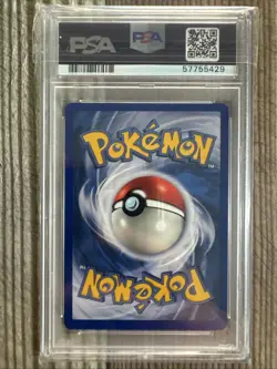1st Edition Shadowless Abra 43/102 Base Set Pokemon Card PSA 9 - Image 2