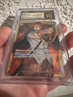 Shanks OP01-120 CGC 10 Secret Rare The Best One Piece Card CGC Pristine 10 🔥 - Image 2