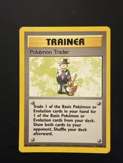 Pokemon TCG Trainer Card Base Set, Regular Rare, Vintage - Image 1