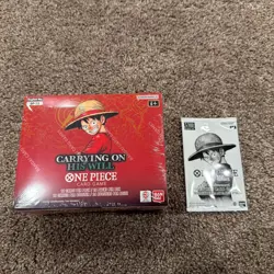 Carrying On His Will OP13 One Piece Card Game Booster Box Sealed English Version - Image 1