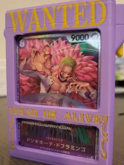 Custom Wanted Leader Deck Boxes One Piece TCG | Front Card Display (Any color) - Image 2