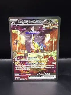 Pokemon TCG Temporal Forces Raging Bolt EX Special Illustration Card 208/162 A - Image 4