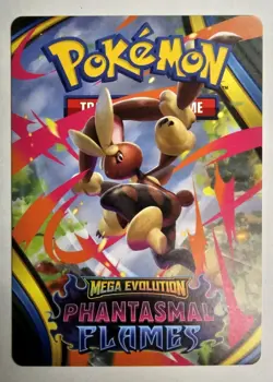 Lopunny PreRelease Trainer Tips Phantasmal Flames Art Card - Image 1