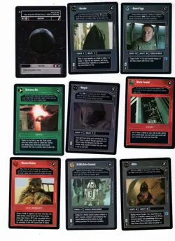 ADMIRAL MOTTI & TAGGE Star Wars CCG cards + 106 others collectible card game - Image 2