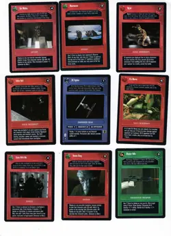 ADMIRAL MOTTI & TAGGE Star Wars CCG cards + 106 others collectible card game - Image 3