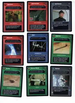 ADMIRAL MOTTI & TAGGE Star Wars CCG cards + 106 others collectible card game - Image 4
