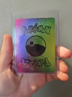 Shadow Mewtwo GX Rainbow Foil Fan Art Vinyl Collector Pokemon Card 82/100 - Image 2