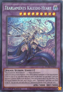 Tearlaments Kaleido-Heart - POTE-EN043 - Secret Rare - 1st Edition - Yugioh Card - Image 1