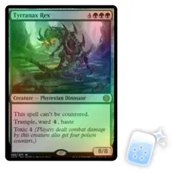 FOIL TYRRANAX REX Phyrexia: All Will Be One ONE Magic MTG MINT CARD - Image 1