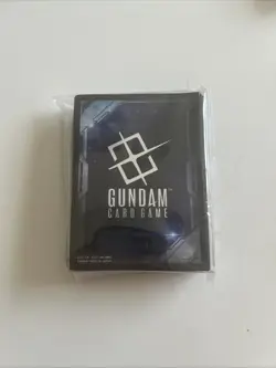Gundam Card Game Official Card Sleeves EX Space Black 70 Count New Sealed - Image 1