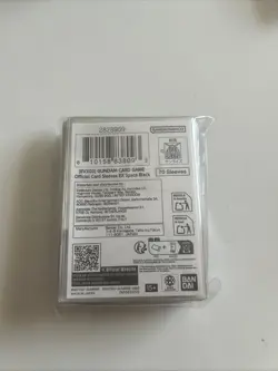 Gundam Card Game Official Card Sleeves EX Space Black 70 Count New Sealed - Image 2