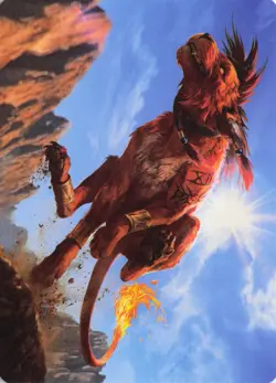 Red XIII, Proud Warrior Art Card, #30, Art Series: FINAL FANTASY, S - NM - Image 1