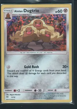 Dugtrio 11/12 Alolan promo Card - Pokemon - Image 1