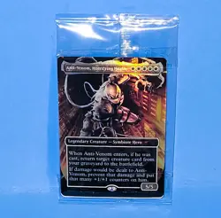 Marvel Legends Series Agent Anti-Venom Magic the Gathering Card Only Sealed MTG! - Image 1