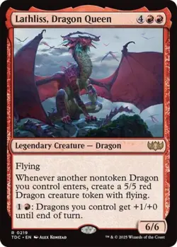 ~ Lathliss, Dragon Queen ~ NM ~ Commander: Tarkir: Dragonstorm ~ MTG ~ - Image 1