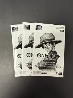 One Piece Card Game 3rd Anniversary Treasure Campaign Sealed Promo X3 - Image 1