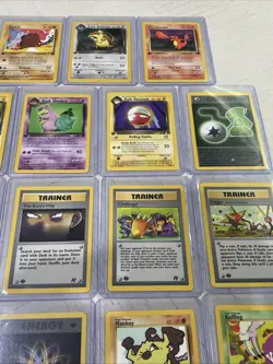 Team Rocket 2000 1st Edition Lot of 29 Vintage WOTC Pokemon TCG Cards NM - Image 4