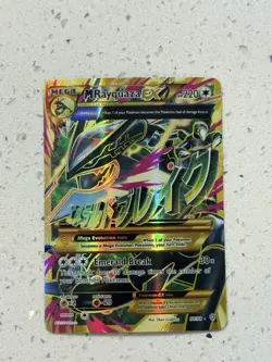 Pokemon JUMBO/Oversized Card Mega M Rayquaza EX Full Art XY 98/98 - Image 3