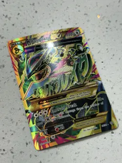 Pokemon JUMBO/Oversized Card Mega M Rayquaza EX Full Art XY 98/98 - Image 5
