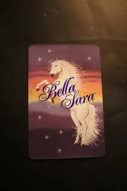 Bella Sara Trading Card - Royalty- Foil S54/55 Shahazar Castle - ITALIAN - Image 2