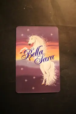 Bella Sara Trading Card - Royalty- Foil S55/55 Valeryk Castle - ITALIAN - Image 2