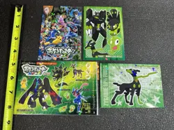 Pokemon Legend Of XYZ Zygarde Bromide Holo Card & Sticker Lot Japan - Image 2