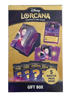 Disney Lorcana Trading Card Game Elsa Gift Box 5 Booster Pack Inside Sealed tcg - Image 1