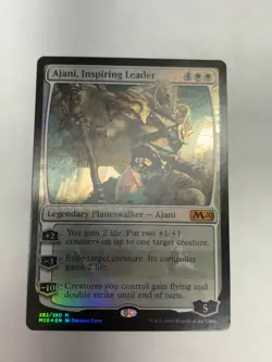 MTG Ajani, Inspiring Leader Core Set 2020 Foil NM magic the gathering - Image 1