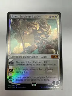MTG Ajani, Inspiring Leader Core Set 2020 Foil NM magic the gathering - Image 2