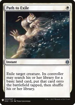 Path to Exile Light Play, English Magic the Gathering MTG Mystery Booster - Image 1