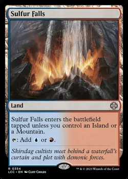 Sulfur Falls Commander: The Lost Caverns of Ixalan NM MTG Non-Foil - Image 1