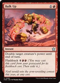 MTG Bulk Up #80 - Foundations FDN Near Mint Magic the Gathering - Image 1