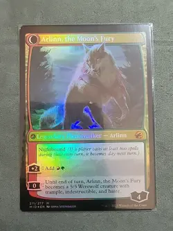 Arlinn, The Pack's Hope NM/M* FOIL Innistrad Midnight Hunt 211 PROMO 🔥 - Image 2