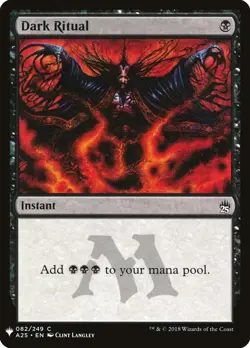 1x Dark Ritual (Masters 25) NM-Mint, English Mystery Booster / The List MTG Magi - Image 1