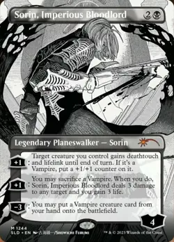 1x Sorin, Imperious Bloodlord ~~ Borderless - Foil NM-Mint, English Secret Lair - Image 1