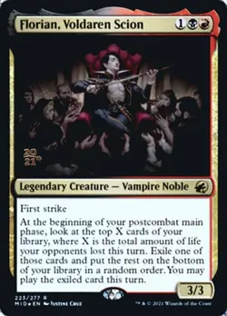 1x Florian, Voldaren Scion - Foil - Prerelease Promo NM-Mint, English Pre-Releas - Image 1