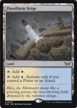MTG Floodfarm Verge (259) | NM | Duskmourn: House of Horror {DSK} - Image 1