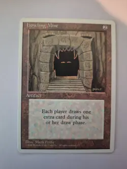 1x MTG Howling Mine Fourth Edition 325/379 Regular Rare NM x1 - Image 1