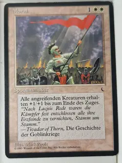Morale - German - The Dark - Magic the Gathering MTG Nice! - Image 1