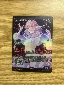 Magic the Gathering MTG Starfield Vocalist (Showcase) Edge of Eternities Foil - Image 1