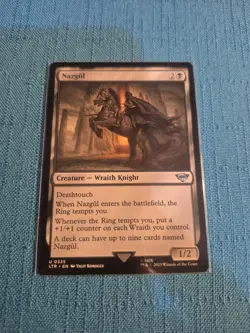 MTG LOTR Nazgul #335 Lord of the Rings Magic the Gathering UNPLAYED - Image 1