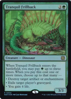 Tranquil Frillback R March of the Machine: The Aftermath 24 NM Foil - Image 1